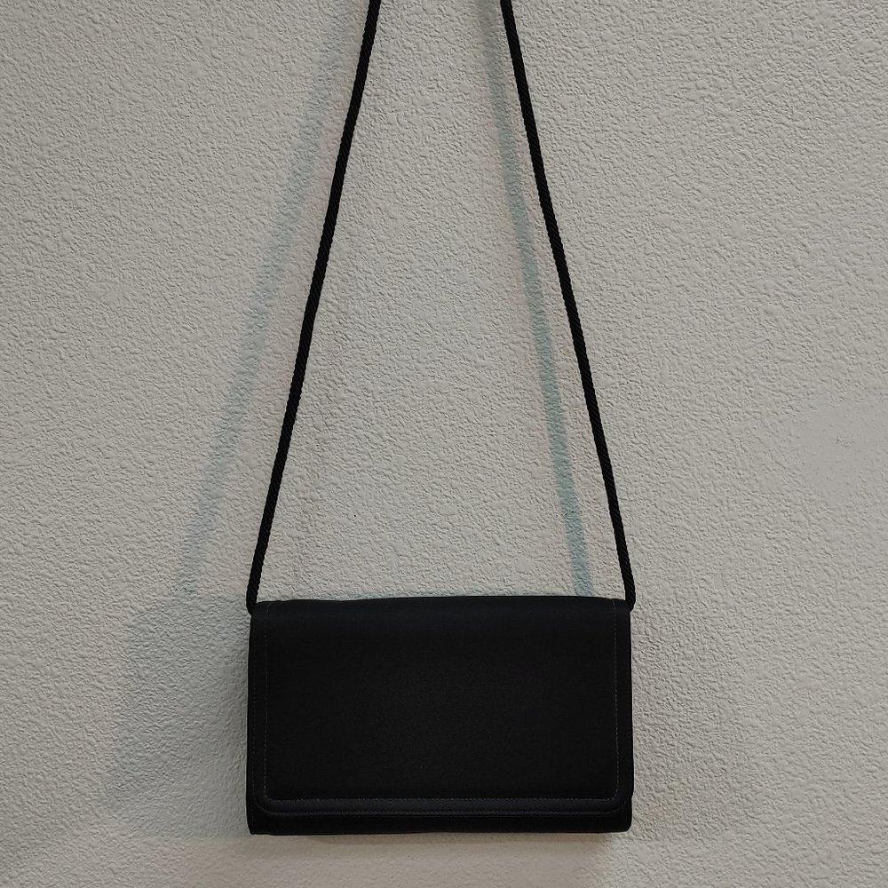 VINTAGE FRENCHY OF CALIFORNIA SATIN CLUTCH/SHOULDER BAG